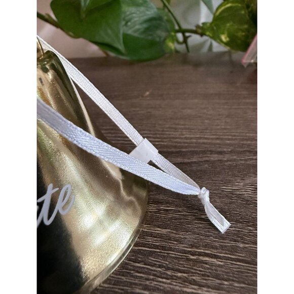 I Fought I Overcame and now I celebrate gold Hallmark ornament - Picture 3 of 7